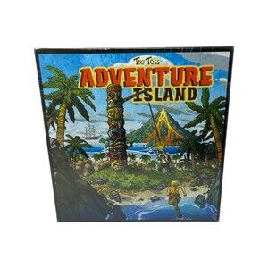 Tiki Toss Adventure Island Board Game Family Strategy Fun New Sealed